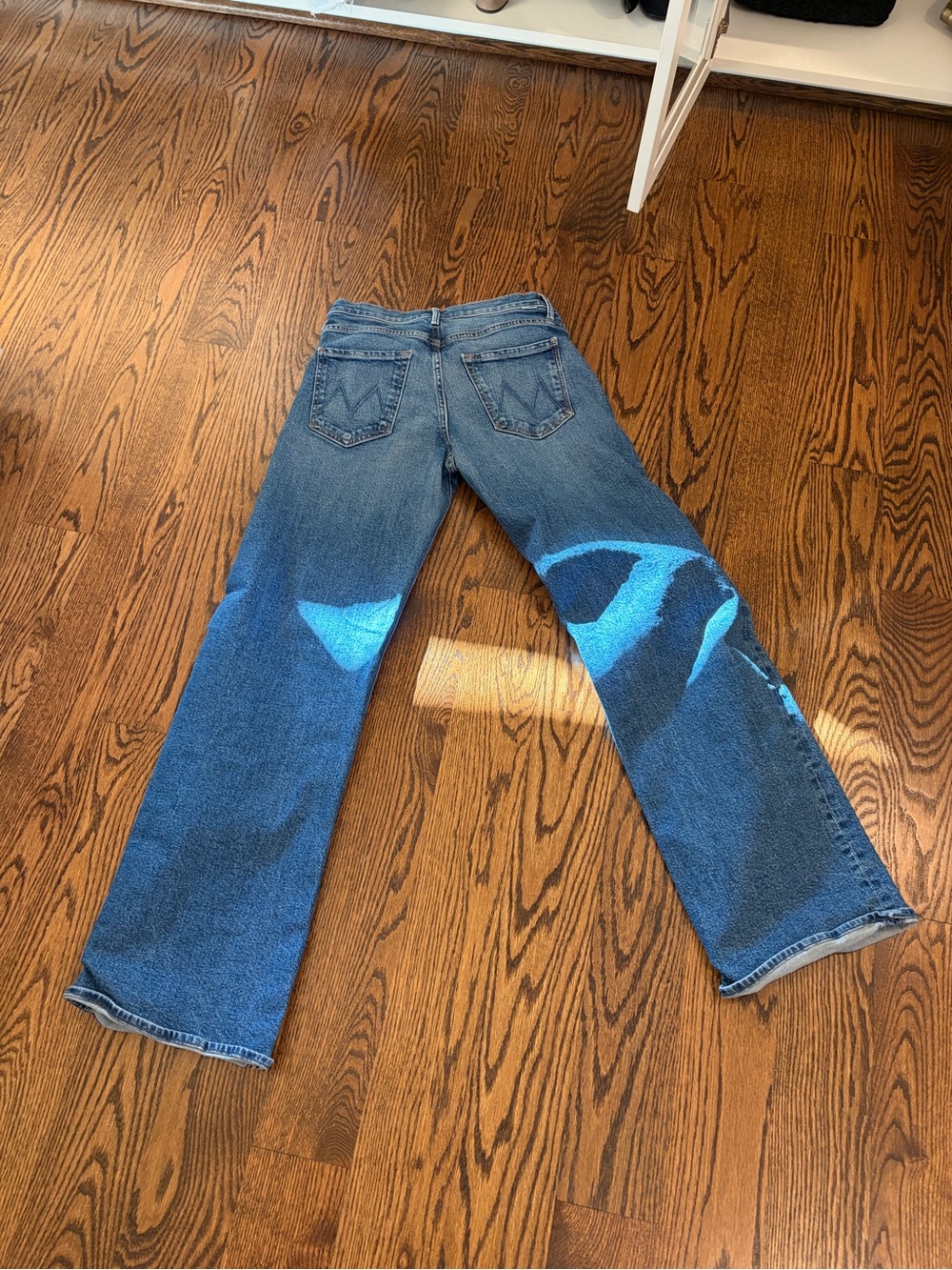 MOTHER Mid rise lasso Jeans in Knick knack paddy whack - Picture 9 of 9